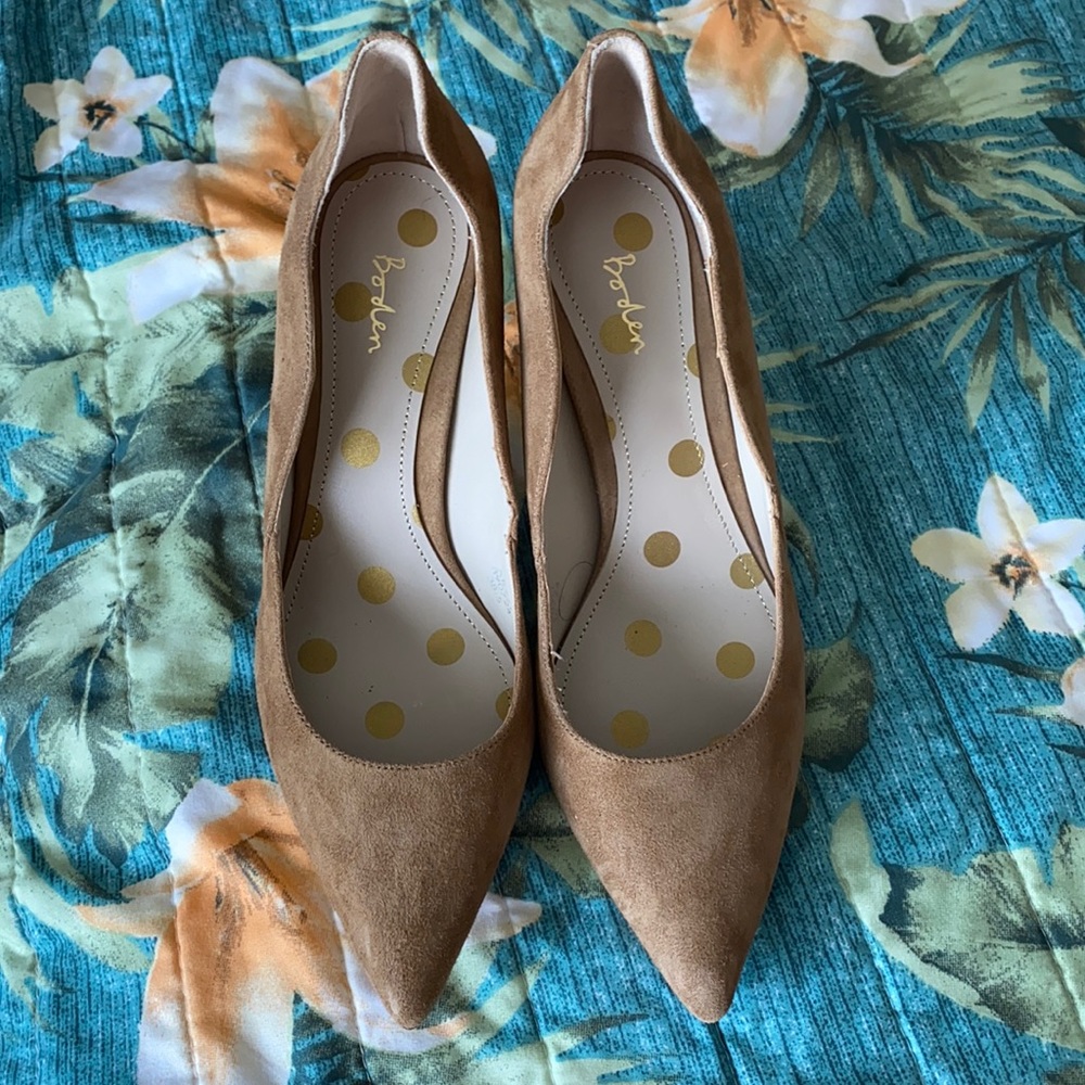 Boden tan heels size 38.5